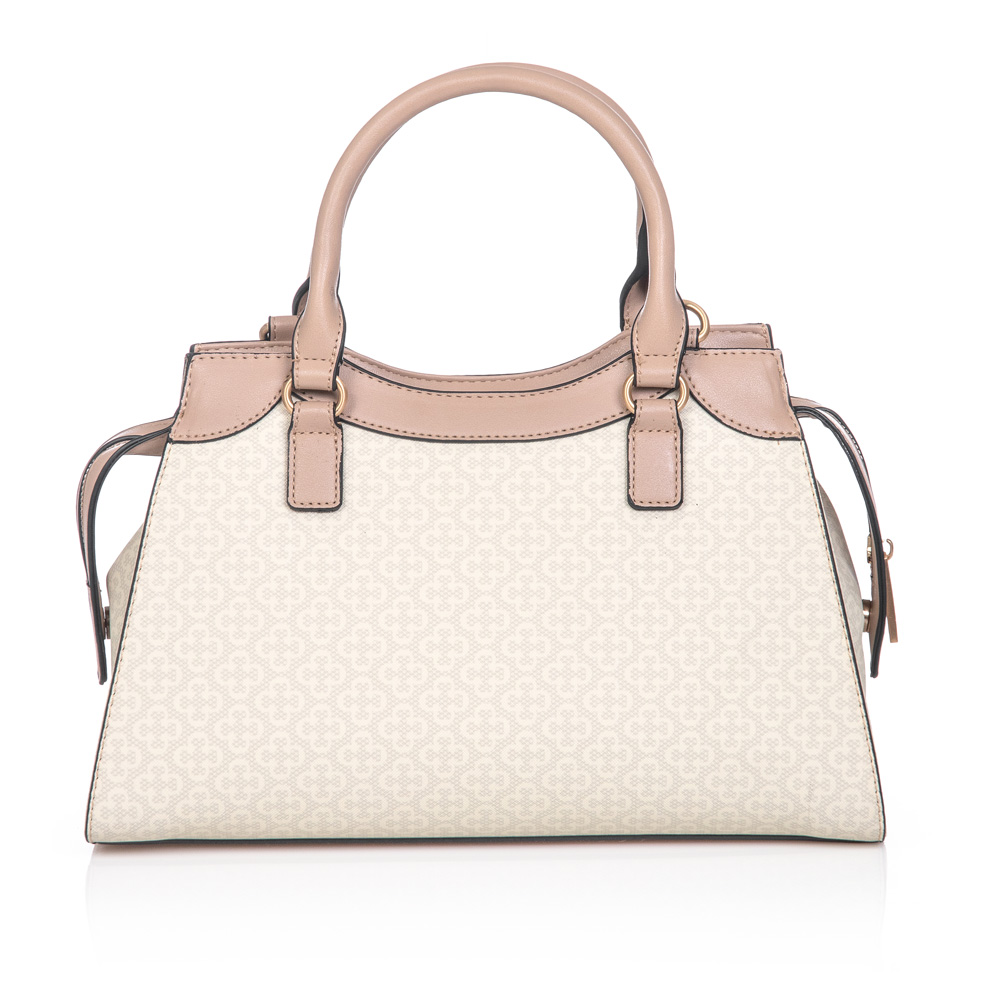 BOLSA BRANCA E NUDE MONOGRAMA TOTE image number 3