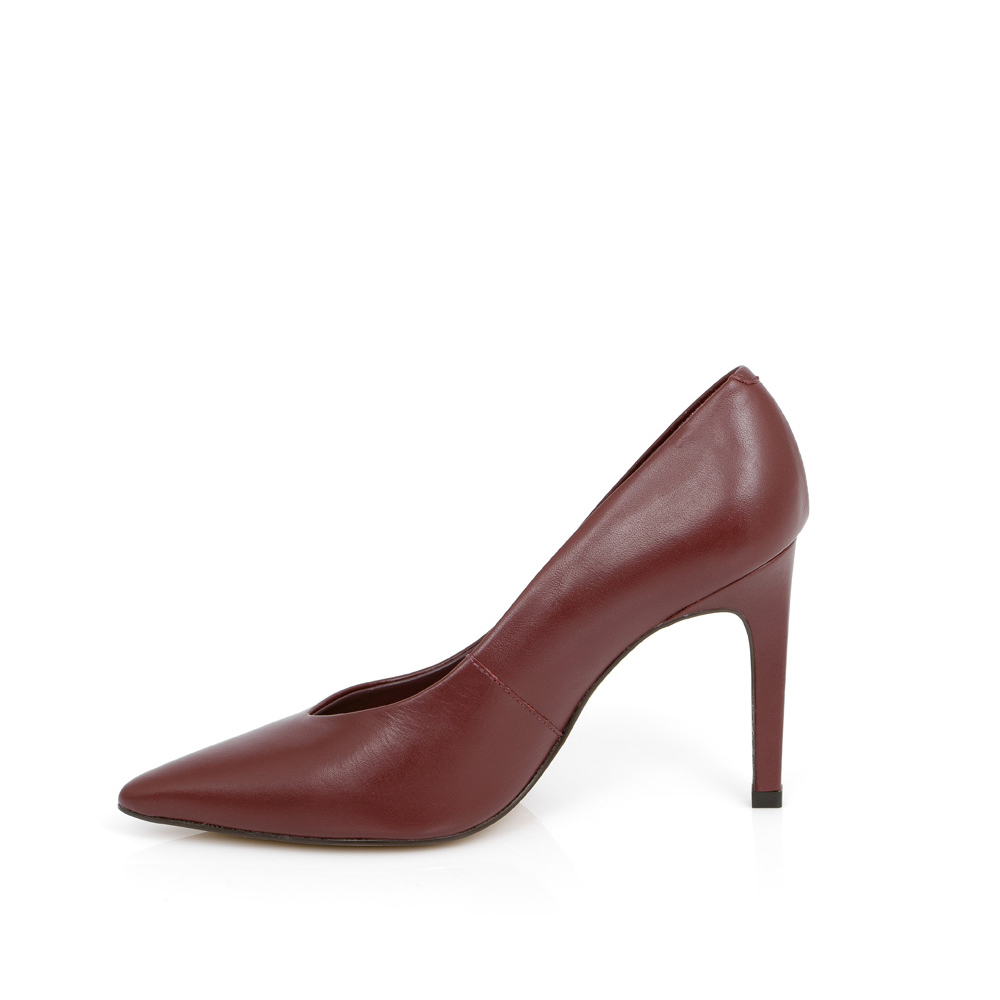 SCARPIN SALTO FINO BORD&Ocirc; DE COURO image number 2