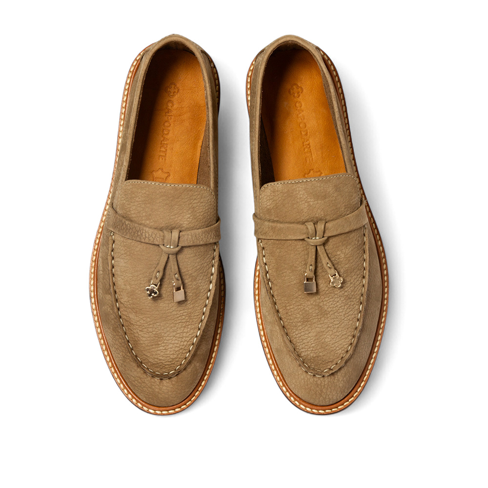 LOAFER MOCASSIM VERDE ALBERO COURO NOBUCK image number 4