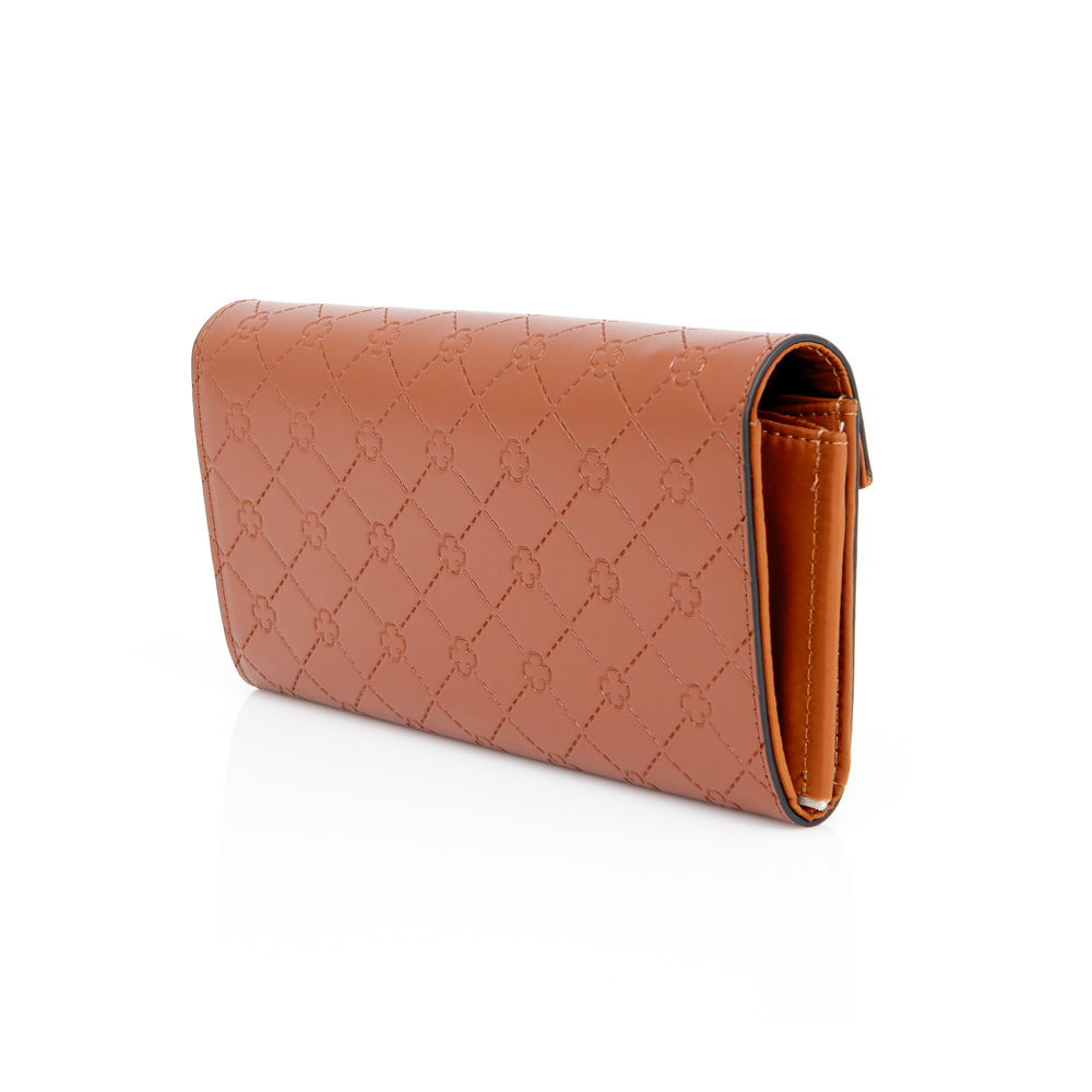 CARTEIRA M&Eacute;DIA CARAMELO MONOGRAMA image number 2