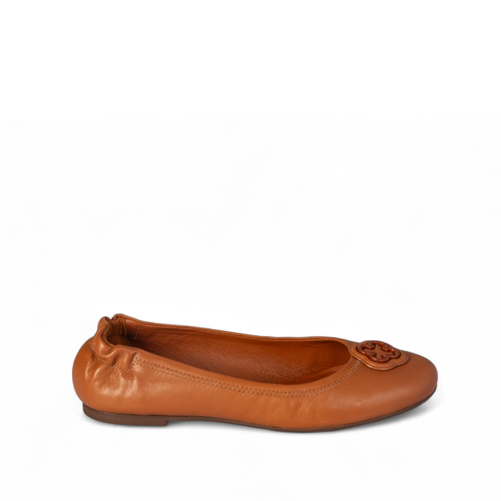 SAPATILHA INFANTIL CARAMELO DE COURO CATHERINE image number 0