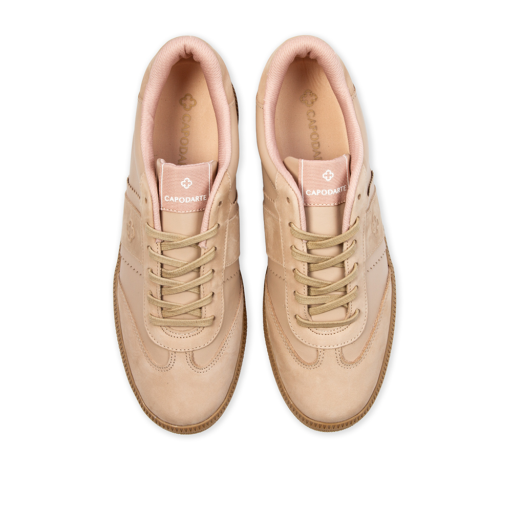 T&Ecirc;NIS COURO NOBUCK NUDE SEDA AMARRA&Ccedil;&Atilde;O FEMININO image number 4