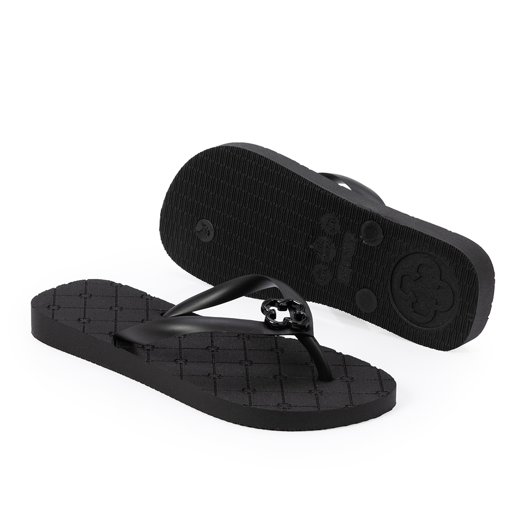 CHINELO DE DEDO INFANTIL MONOGRAMA PRETO image number 3