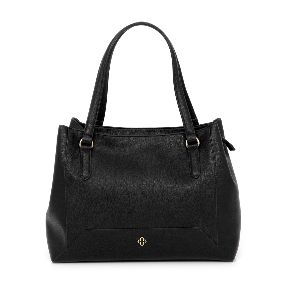 BOLSA M&Eacute;DIA PRETA SHOPPER image number 0