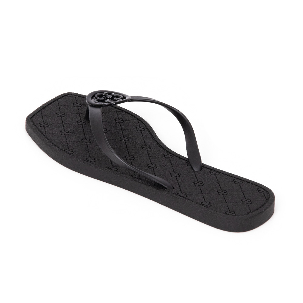 CHINELO DE DEDO MONOGRAMA PRETO BICO QUADRADO image number 2