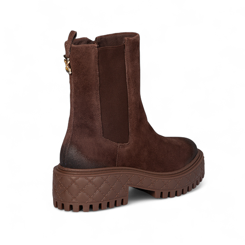 BOTA CANO M&Eacute;DIO MARROM CAMUR&Ccedil;A SUEDE image number 4
