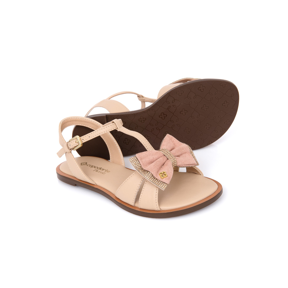 SAND&Aacute;LIA INFANTIL SEDA NUDE TOP image number 3