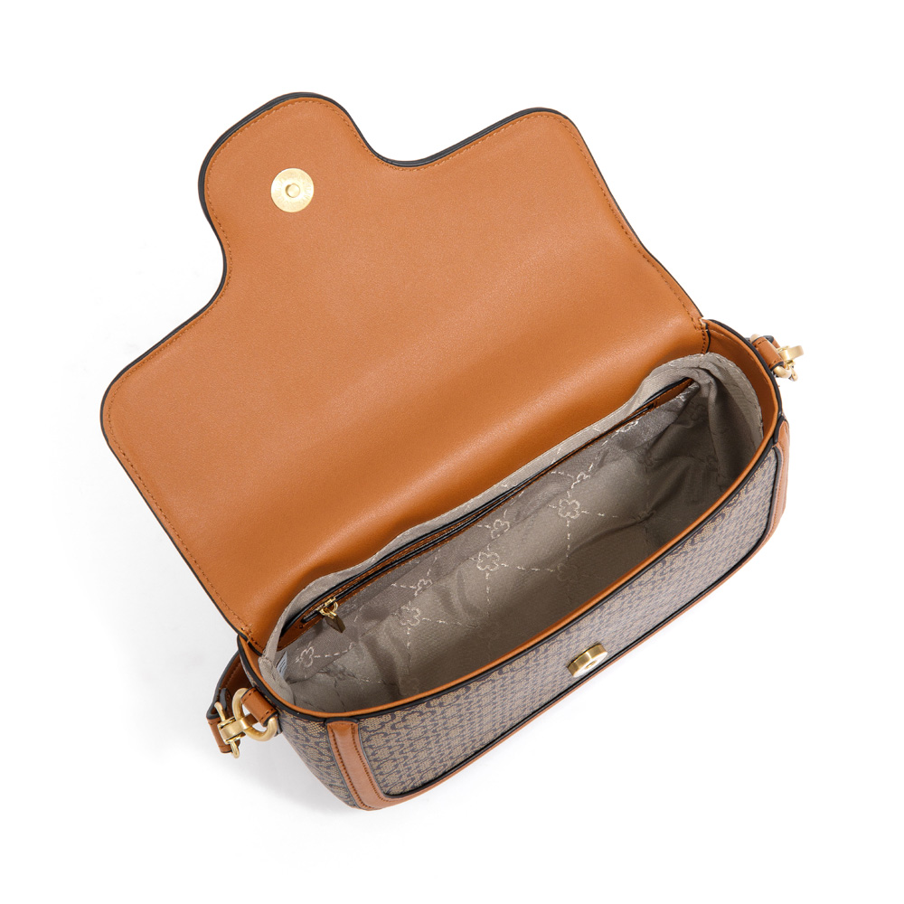 BOLSA SHOULDER BAG CARAMELO MONOGRAMA ALÇA GORGURÃO image number 4