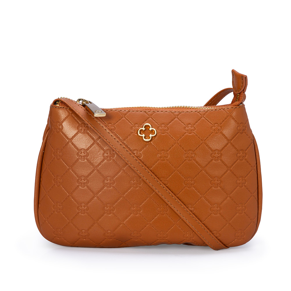 BOLSA SHOULDER BAG TIRACOLO CARAMELO TORRONE MONOGRAMA PIETRA image number 0