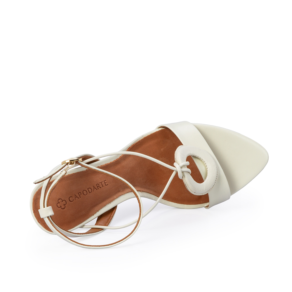 SAND&Aacute;LIA SALTO ALTO BRANCA DUNA DE COURO image number 4