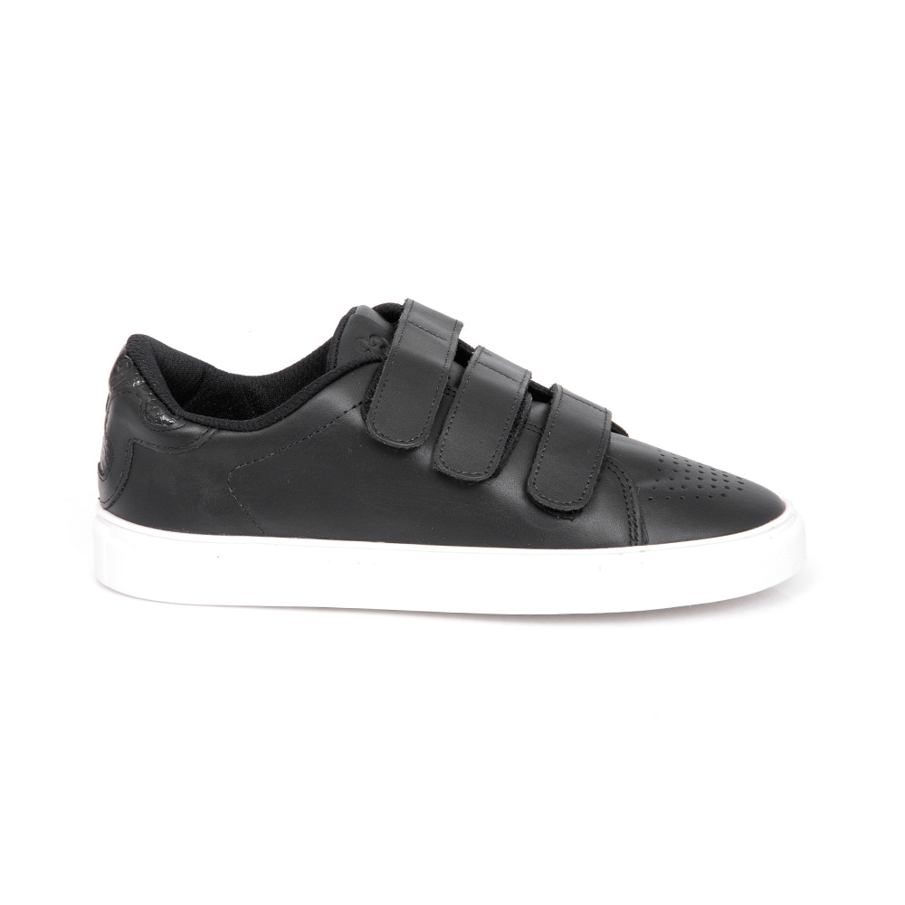 TÊNIS PRETO DE COURO FECHO VELCRO image number 0