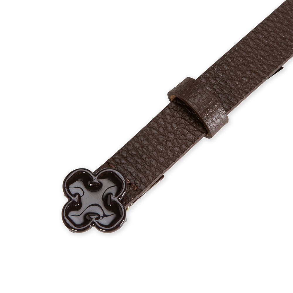 CINTO MARROM DE COURO FEMININO image number 2