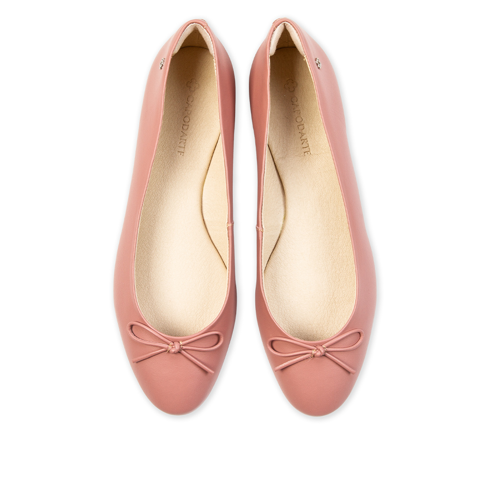 SAPATILHA ROSA MALVA DE COURO LA&Ccedil;O image number 4