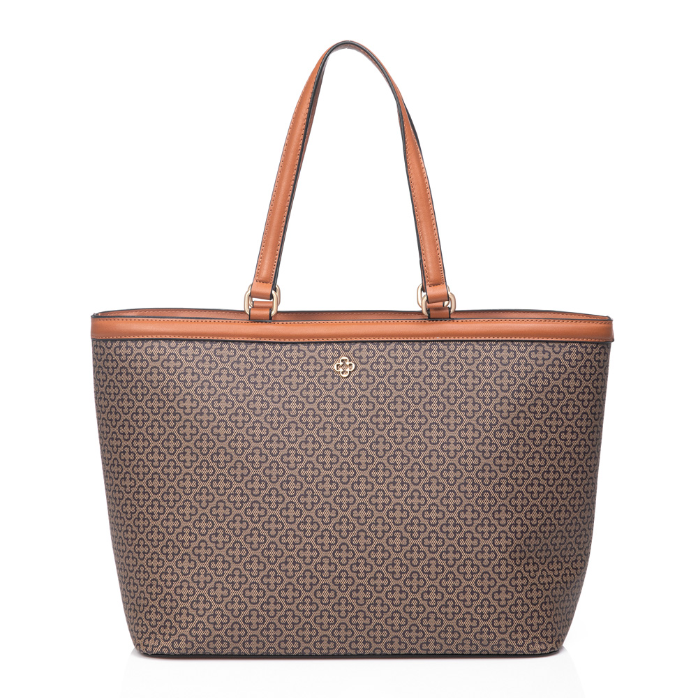 BOLSA GRANDE BEGE MONOGRAMA SHOPPER image number 0