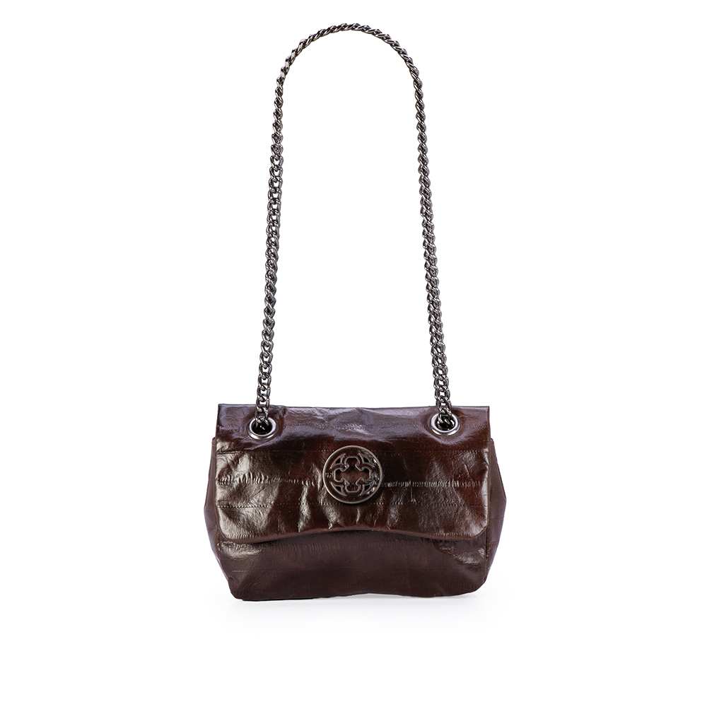 BOLSA PEQUENA MARROM CACAU COURO MINI OL&Iacute;VIA image number 0