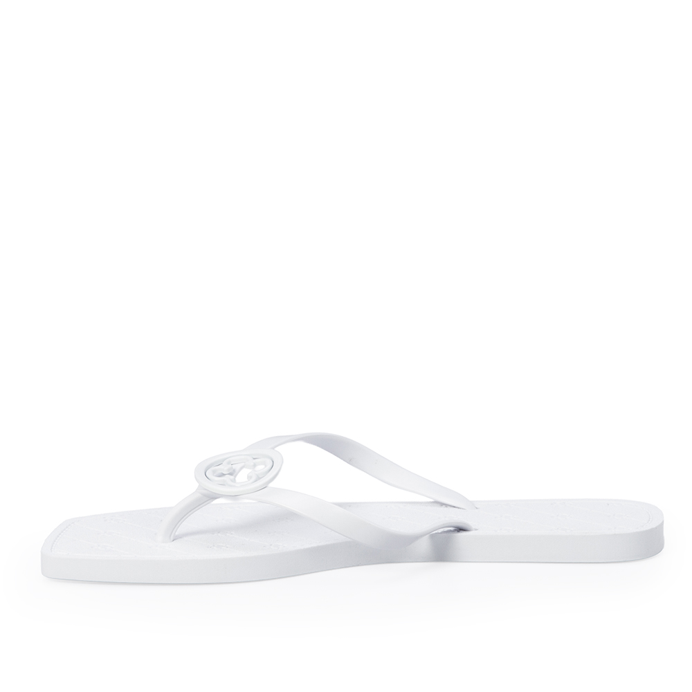 CHINELO DE DEDO BRANCO BICO QUADRADO image number 2