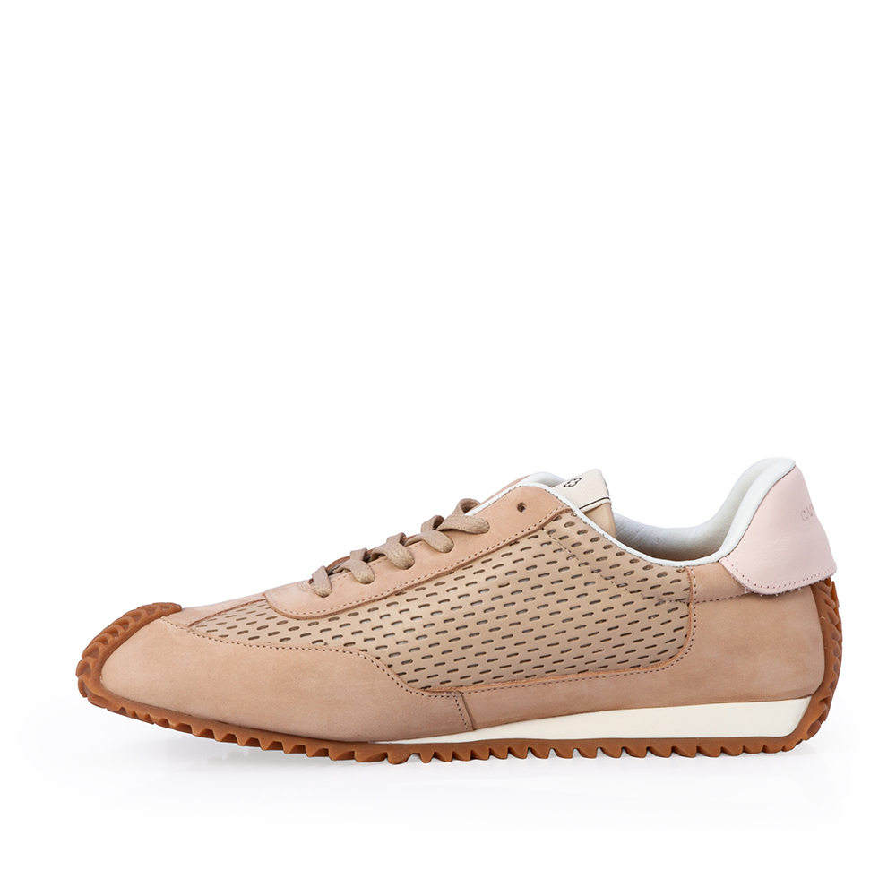 T&Ecirc;NIS FEMININO DE COURO NUDE SEDA AMARRA&Ccedil;&Atilde;O image number 2