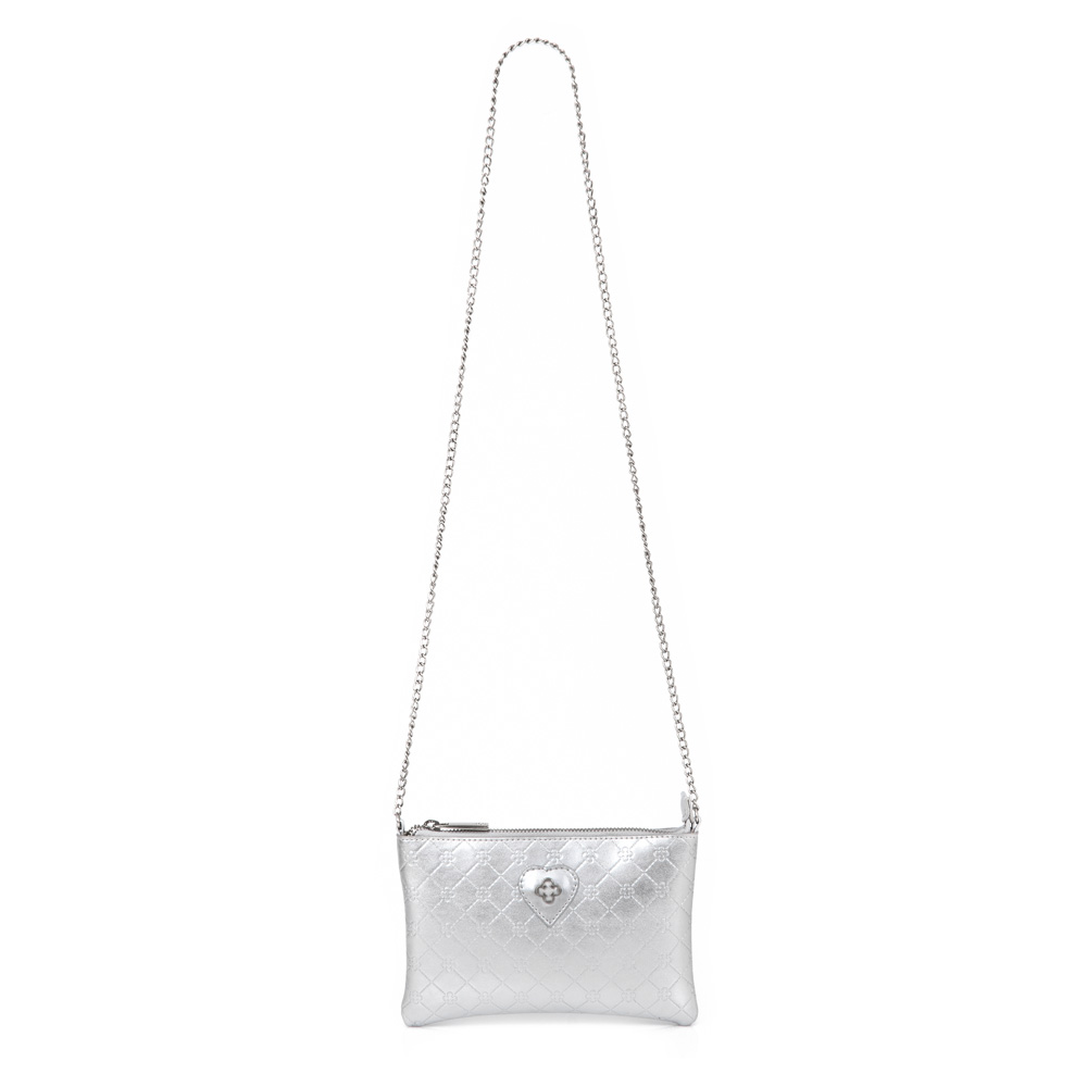 BOLSA INFANTIL PRATA ALÇA CORRENTE image number 3