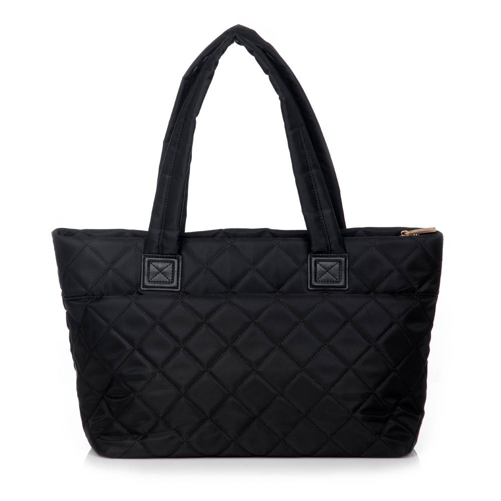 BOLSA PRETA NYLON MATELASSÊ SHOPPER image number 2