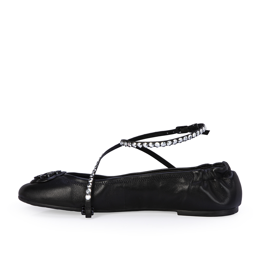 SAPATILHA CATHERINE DE COURO PRETA image number 2