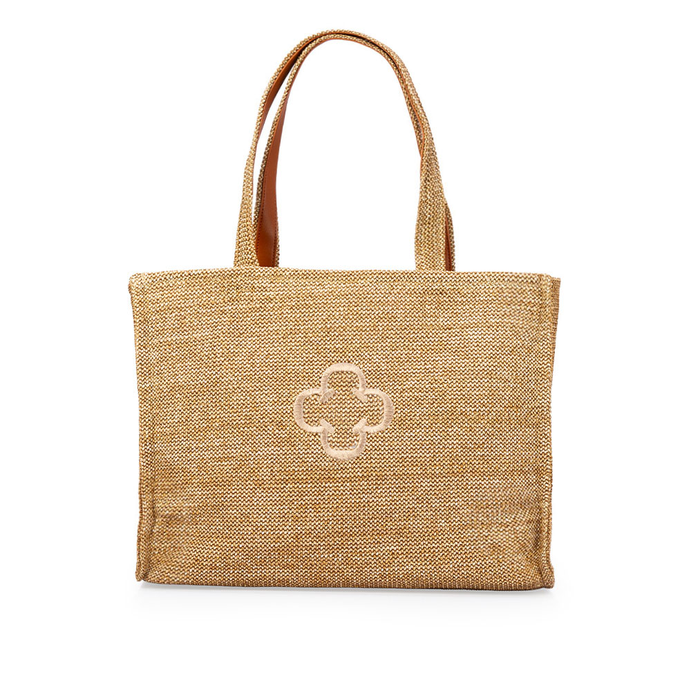 BOLSA GRANDE BEGE PALHA SHOPPER image number 0