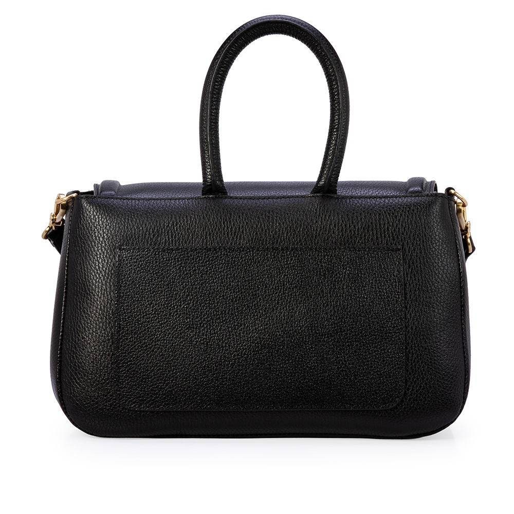 BOLSA TIRACOLO PRETA DE COURO TOTE image number 2