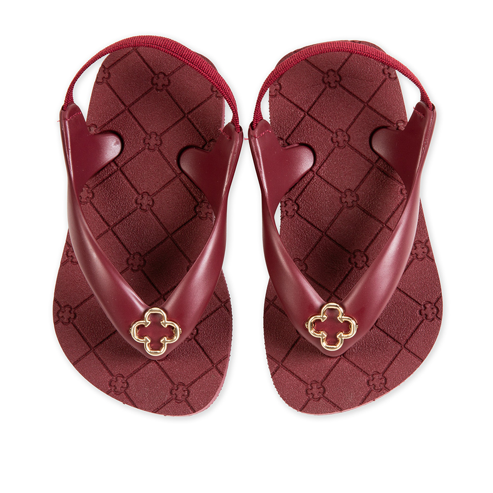 CHINELO BEB&Ecirc; VERMELHO COM TIRA EL&Aacute;STICA INJETADO image number 4