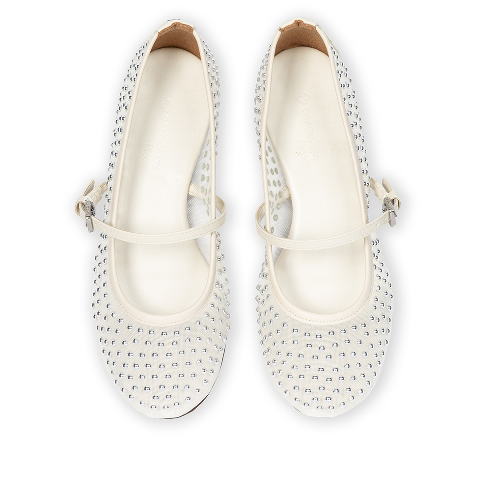 SAPATILHA INFANTIL TELA OFF WHITE TIRA FIVELA image number 4