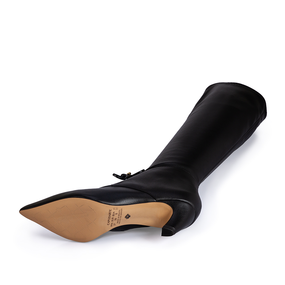 BOTA CANO LONGO PRETA STRECH AMARRA&Ccedil;&Atilde;O image number 4
