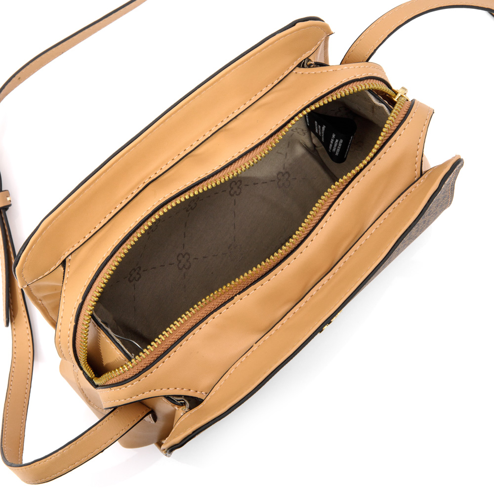 BOLSA PEQUENA MONOGRAMA BEGE NATURALE image number 4