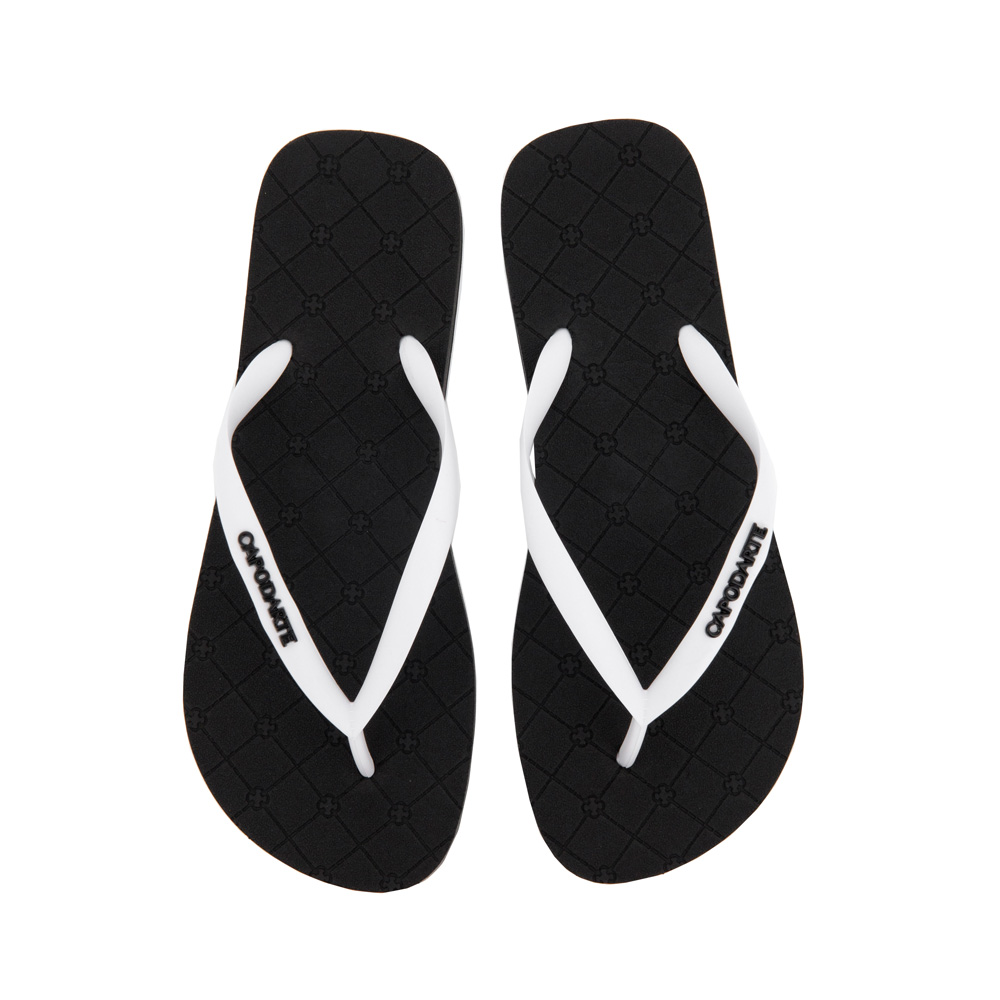 CHINELO DE DEDO MONOGRAMA BRANCO E PRETO image number 4