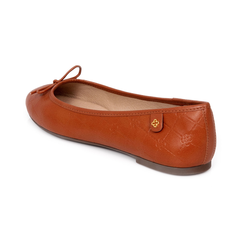 SAPATILHA CARAMELO CAMEL MONOGRAMA LAÇO image number 2