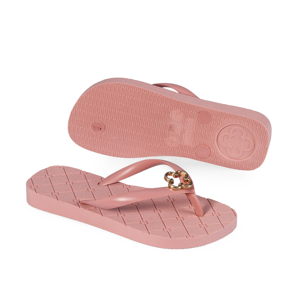 CHINELO DE DEDO INFANTIL ROSÊ MONOGRAMA image number 3