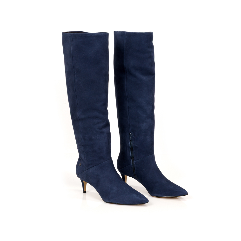 BOTA CANO LONGO MARINHO AZZURRO NOBUCK image number 1