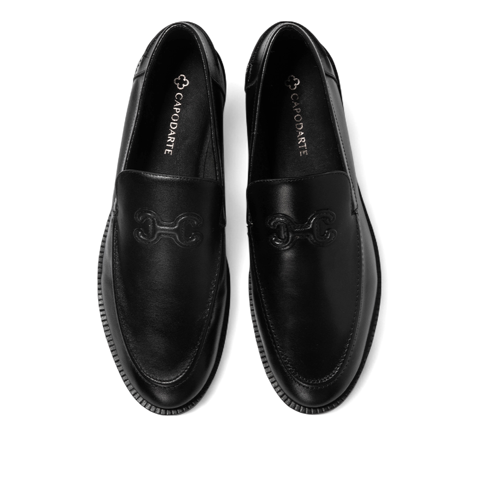 LOAFER MOCASSIM PRETO DE COURO image number 4