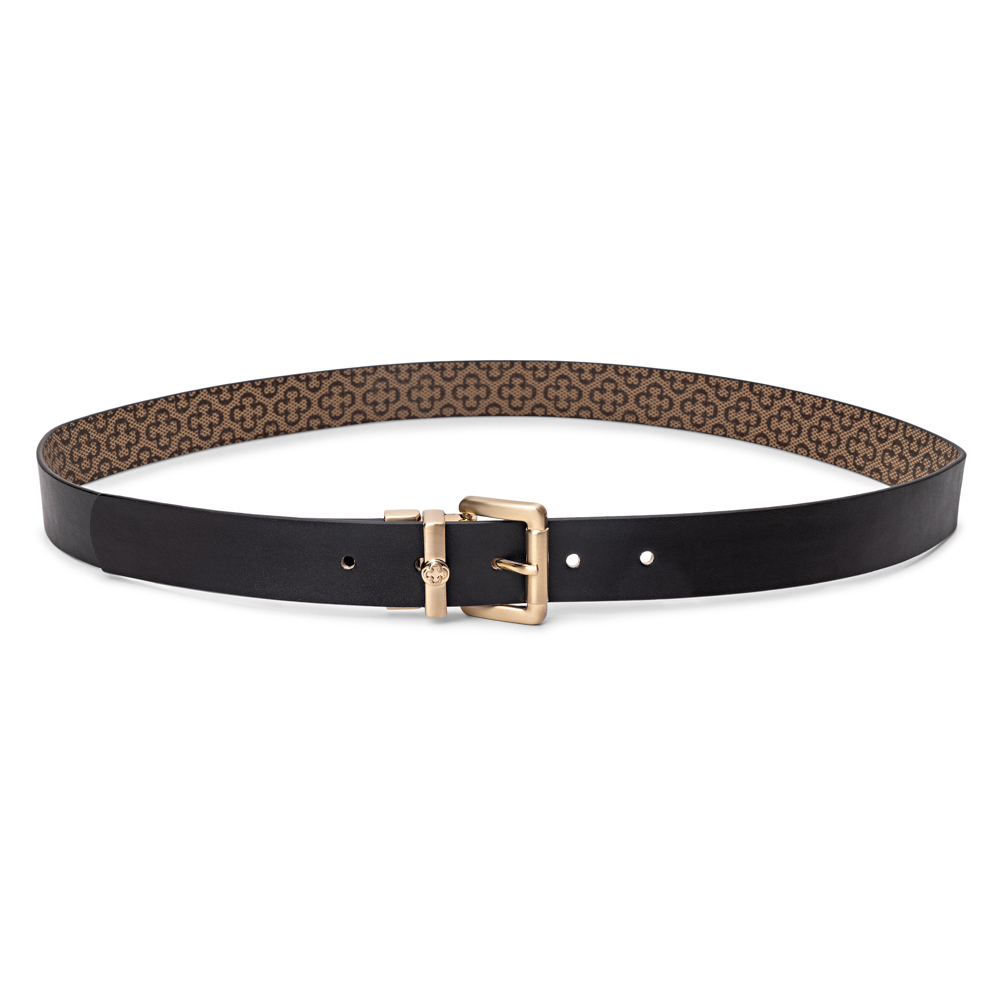 CINTO PRETO FEMININO MONOGRAMA image number 1