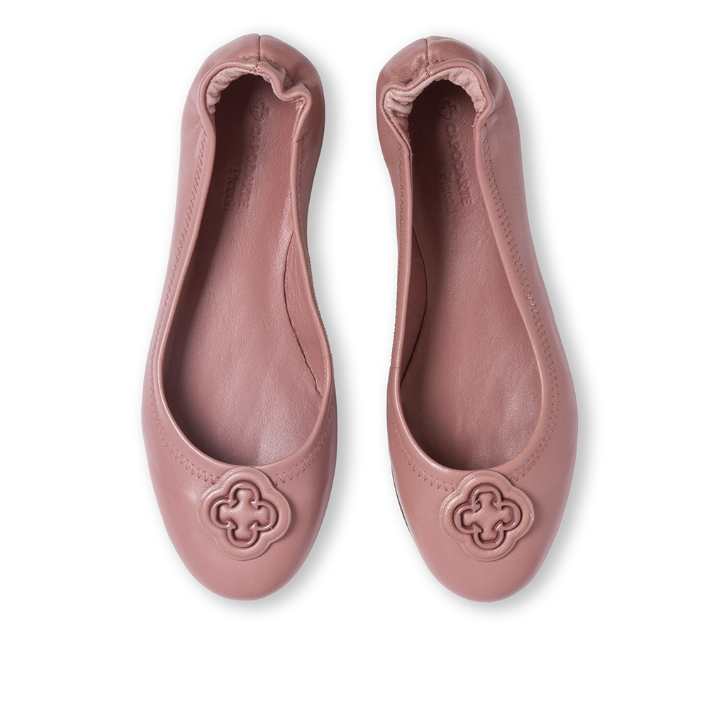 SAPATILHA INFANTIL DE COURO MALVA CATHERINE image number 4