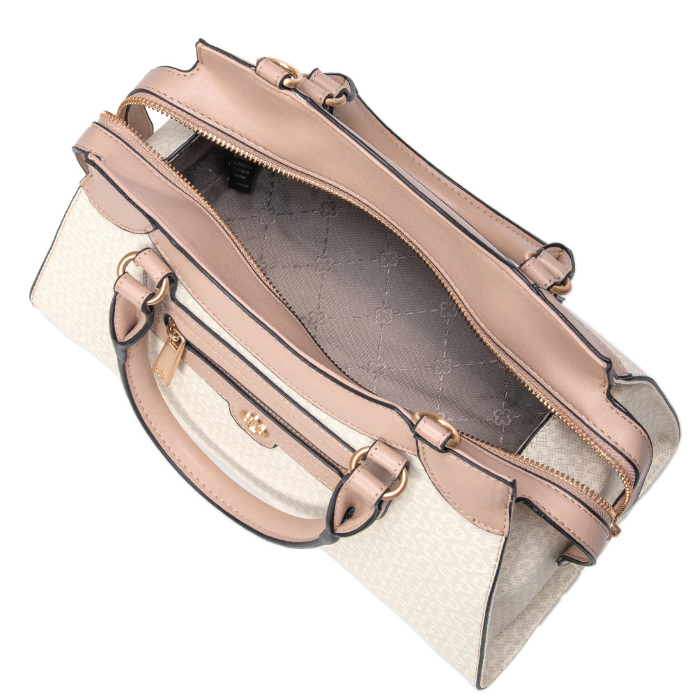 BOLSA BRANCA E NUDE MONOGRAMA TOTE image number 4
