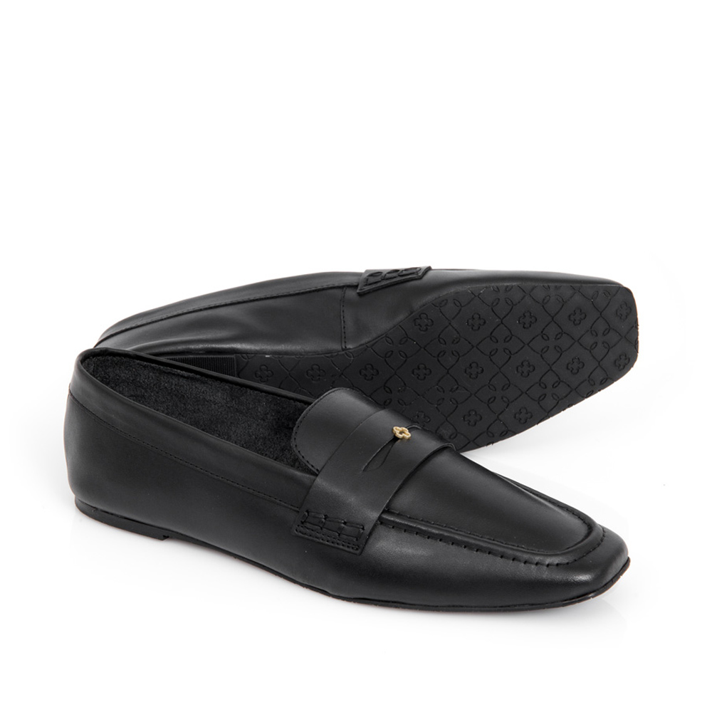 LOAFER MOCASSIM PRETO DE COURO image number 3