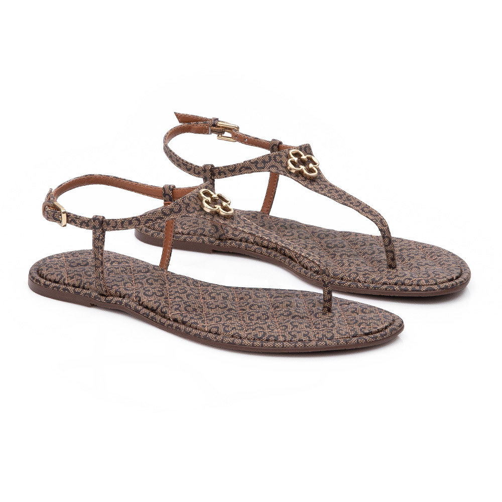 SAND&Aacute;LIA RASTEIRA BEGE MONOGRAMA image number 1