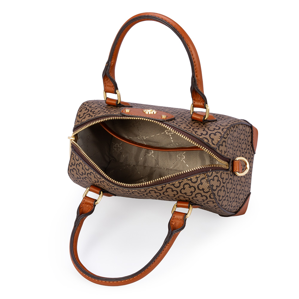 BOLSA PEQUENA CARAMELO MONOGRAMA DOCTOR BAG image number 4