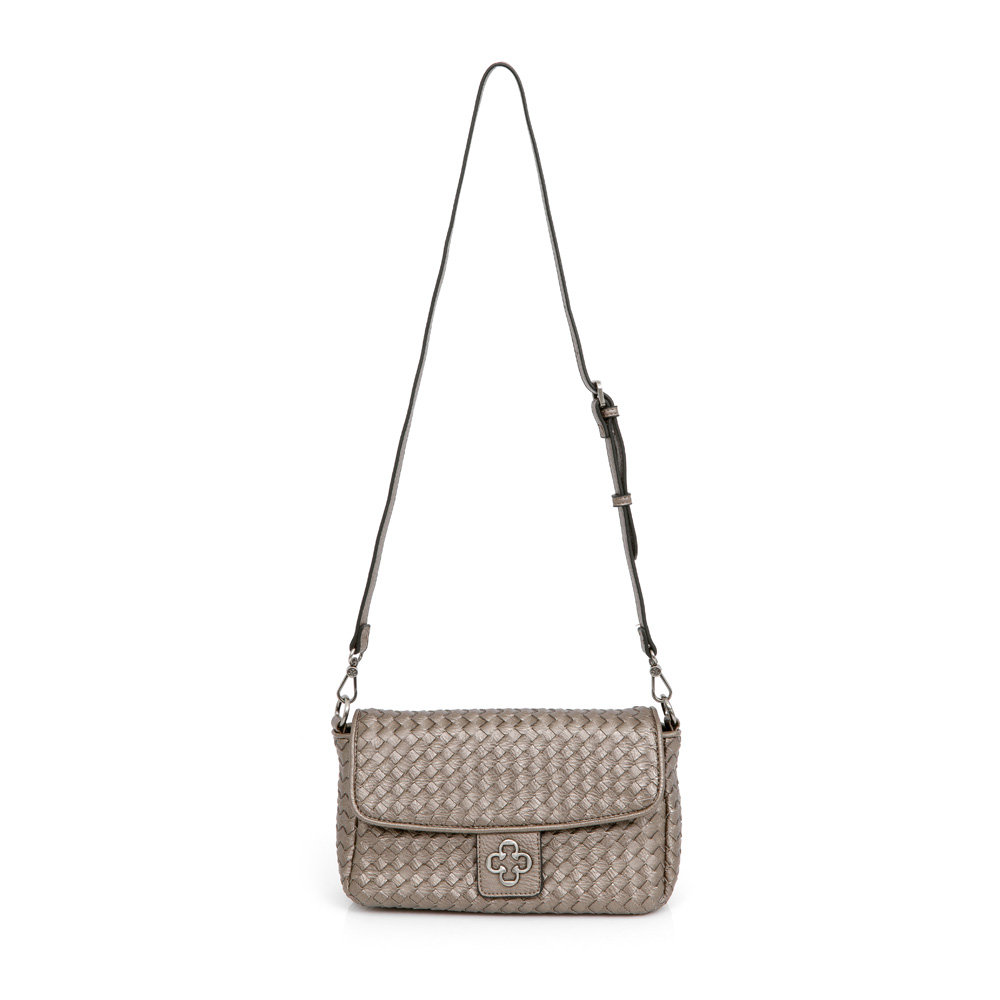 BOLSA PEQUENA TRESSET CINZA image number 3