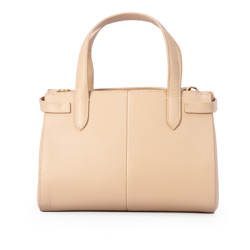 BOLSA TOTE DE COURO ROSA image number 2