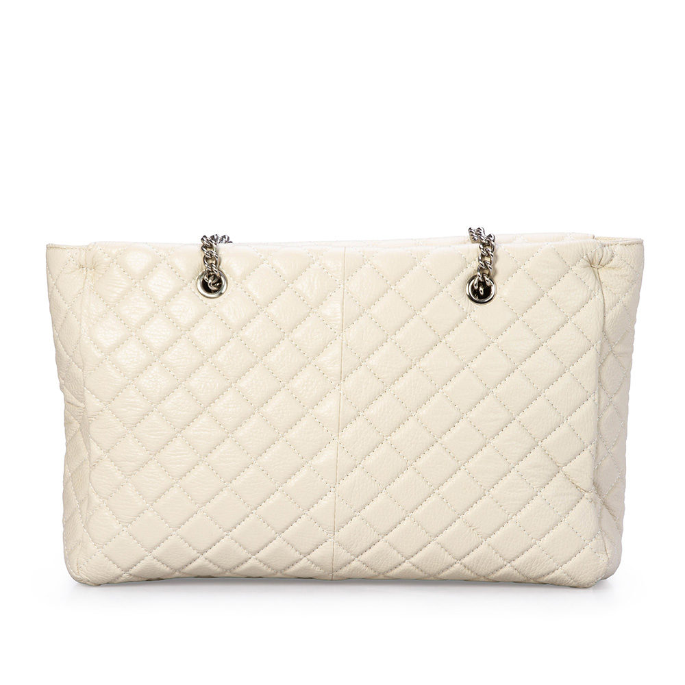 BOLSA BEGE VANILLA DE COURO MATELASSÊ CARINA image number 2