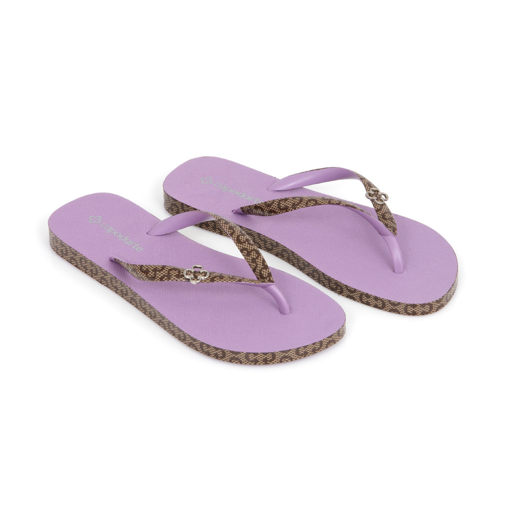 CHINELO DE DEDO LILÁS MONOGRAMA image number 1