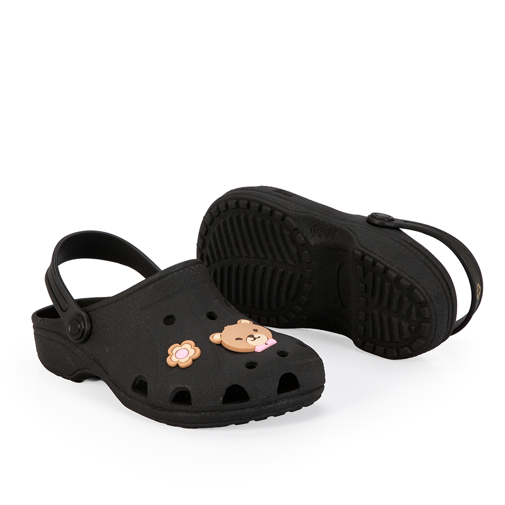CLOG INFANTIL PRETO + 1 PAR  DE MEIAS OLLIE image number 3