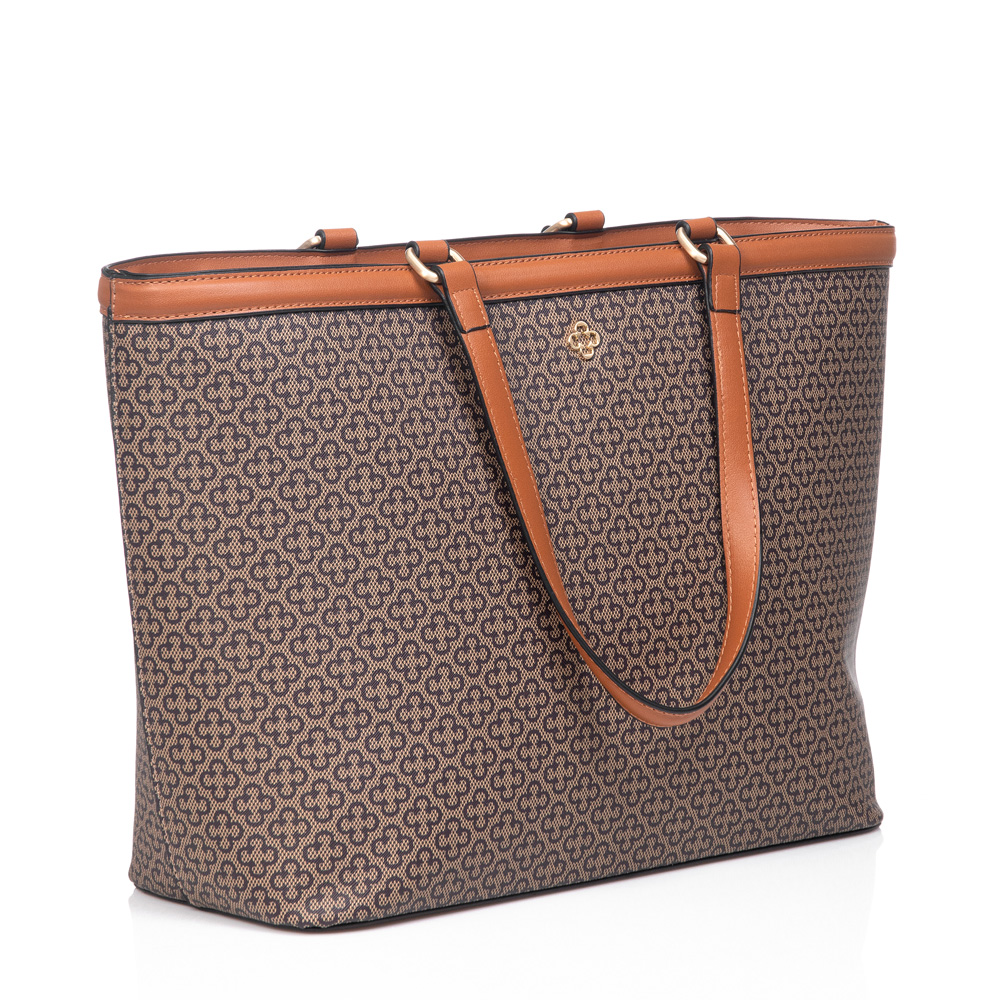 BOLSA GRANDE BEGE MONOGRAMA SHOPPER image number 3