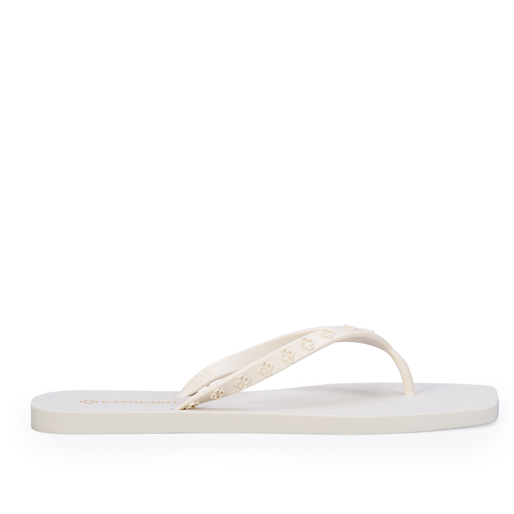 KIT CHINELO DE DEDO BRANCO + VISEIRA MONOGRAMA image number 1