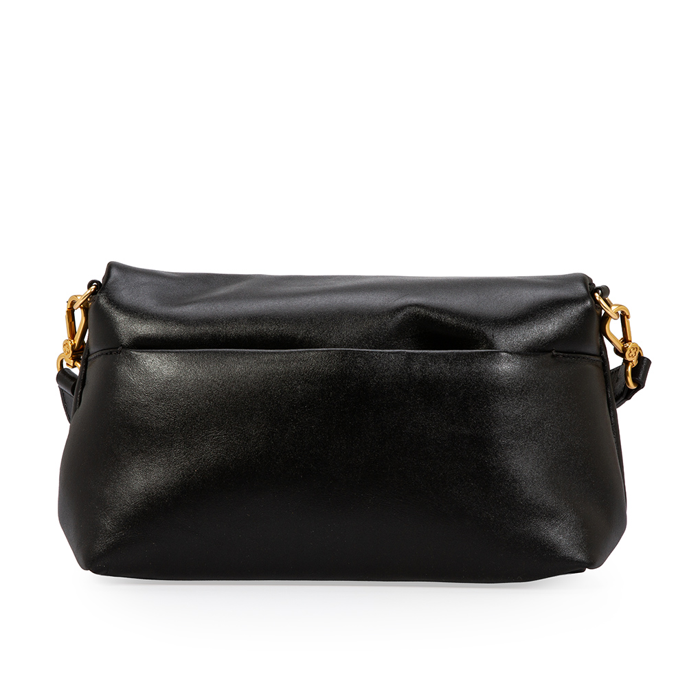 BOLSA SHOULDER BAG COURO PRETA image number 2