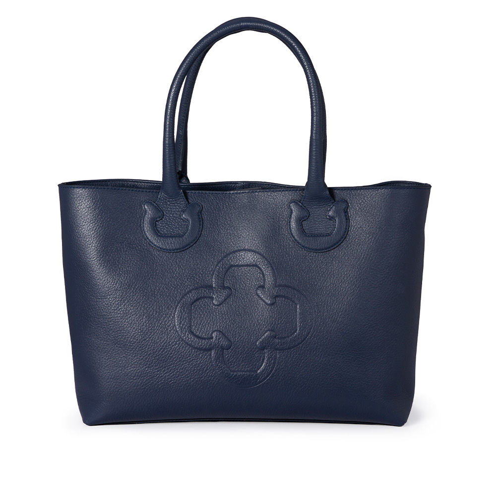 BOLSA SHOPPER DE COURO MARINHO+ PORTA NOTEBOOK 13 POLEGADAS image number 1